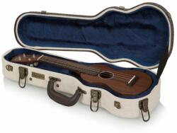 Gator GW-JM UKE-SOP Carcasă de lux din lemn pentru ukulele soprano, aspect elegant de epocă, bej (GW-JM UKE-SOP)