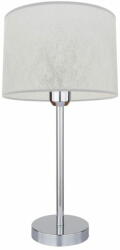 Safako Prata asztali lámpa E27-es foglalat, 1 izzós, 40W króm-ezüst-átlátszó