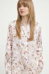 Bruuns Bazaar ing PellitoryBBCorinna shirt női, galléros, rózsaszín, regular, BBW3983 - rózsaszín 38