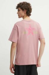 Converse pamut póló rózsaszín, nyomott mintás, 10025187-A02 - rózsaszín S
