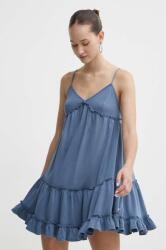Superdry pamut ruha mini, harang alakú - kék S