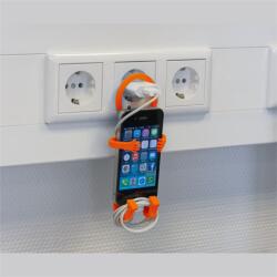  Mobiltartó, felakaszható 15, 2 x 0, 5 x 20, 6 cm narancssárga