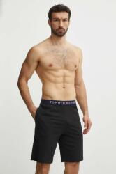 Tommy Hilfiger pamut pizsama alsó fekete, sima, UM0UM01203 - fekete XL