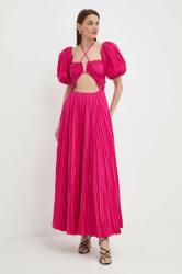 Luisa Spagnoli ruha RUNWAY COLLECTION rózsaszín, maxi, harang alakú, 541115 - rózsaszín M