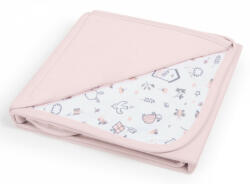 ceba baby pamut babapléd 90X100 cm - Candy pink + Bird World