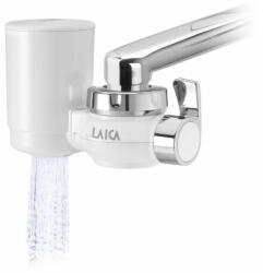 LAICA Genova METAL STOP rendszerű csapra szerelhető mikroplasztik-stop vízszűrő CSOMAGOLÁSSÉRÜLT_128257 (R20A)
