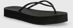 Calvin Klein flip-flop FLATFORM FF DEBOSS LOGO TPU fekete, női, platformos, HW0HW01977 - fekete Női 41