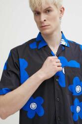 Hugo Blue pamut ing férfi, fekete, relaxed, 50513855 - fekete XL