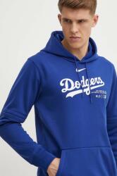 Nike felső Los Angeles Dodgers lila, férfi, nyomott mintás, kapucnis - lila S