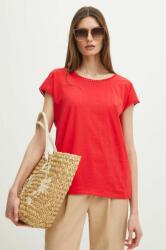 Medicine pamut póló női, piros - piros XL - answear - 6 990 Ft