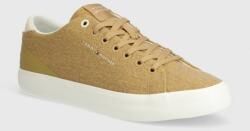 Tommy Hilfiger sportcipő TH HI VULC LOW SUMMER CVS bézs, férfi, FM0FM05056 - bézs Férfi 42