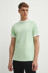 adidas Originals pamut póló zöld, férfi, nyomott mintás, IM9391 - zöld M