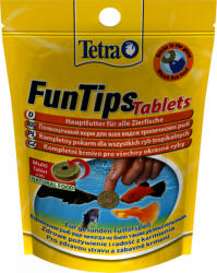 Tetra | FunTips | Tablets | Ragacsos áplálék | Tabletta | Trópusi halak számára - 20 db/8 g (254305)