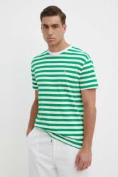 Ralph Lauren pamut póló zöld, férfi, mintás, 710926999 - zöld S
