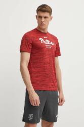 Nike t-shirt Philadelphia Phillies piros, férfi, nyomott mintás - piros M