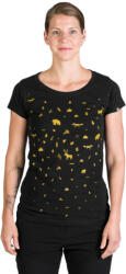 Northfinder Tricou dama respirabil din bumbac organic cu imprimeu Judith black (107878-269-102)