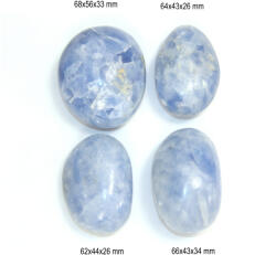 Palm Stone Calcit Albastru Mineral Natural - (XXL) - 1 Buc - concepttropic - 49,00 RON