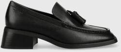 Vagabond Shoemakers bőr mokaszin BLANCA fekete, női, platformos, 5517.001. 20 - fekete Női 39