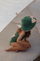 Konges Sløjd gyerek kalap zöld - zöld 2-4 éves