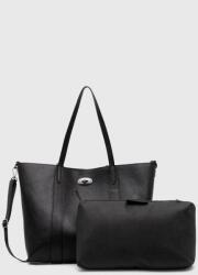 Answear Lab bőr táska fekete - fekete Univerzális méret - answear - 48 990 Ft