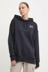 Under Armour felső fekete, női, sima, kapucnis - fekete XS - answear - 26 990 Ft