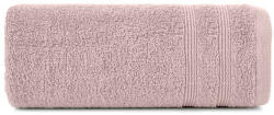 Aline pamut törölköző csíkos szegéllyel Pasztell rózsaszín 50x90 cm