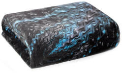  Alli Eva Minge takaró 3D hatással Fekete/kék 150x200 cm