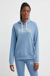 PUMA felső SQUAD női, melange, kapucnis, 677899 - kék S