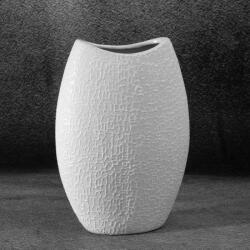  Riso3 kerámia váza Fehér 15x8x20 cm