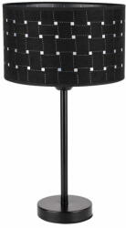 Safako Remon asztali lámpa E27-es foglalat, 1 izzós, 40W fekete-króm