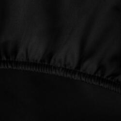  Dina pamut-szatén gumis lepedő Fekete 100x200 cm +25 cm