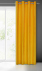  Ada dekor függöny puha velúr anyagból Mustársárga 140x250 cm