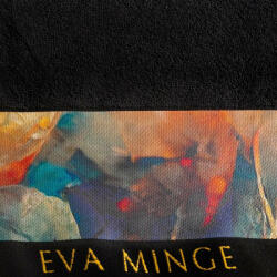 Anabel Eva Minge törölköző Fekete 70x140 cm