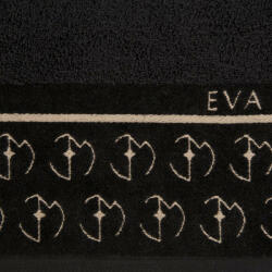  Silk Eva Minge törölköző Fekete 70x140 cm - lakberbazar - 8 500 Ft