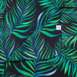  Palms01 kétoldalas puha takaró Fekete 150x200 cm