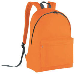 Kimood KI0130 klasszikus hátizsák bélelt hátrésszel Kimood, Orange/Black/Dark Grey-U (ki0130or-bl-dg-u)