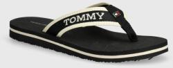 Tommy Hilfiger flip-flop HILFIGER WEBBING POOL SLIDE fekete, női, lapos talpú, FW0FW07859 - fekete Női 40