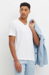 Medicine pamut póló fehér, férfi, sima - fehér XL - answear - 4 990 Ft
