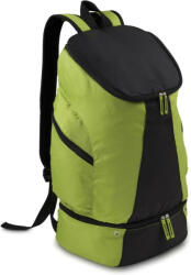 Kimood KI0102 sporthátizsák cipőtartó rekesszel Kimood, Burnt Lime/Black-U (ki0102bli-bl-u)