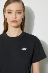 New Balance pamut póló Essentials Cotton női, fekete, WT41509BK - fekete XS