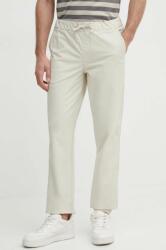 Pepe Jeans nadrág PULL ON CUFFED SMART PANTS férfi, bézs, testhezálló, PM211687 - bézs 33