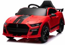 Beneo Mașină electrică Ford Shelby Mustang GT 500 Cobra, roșu, telecomandă 2, 4 GHz, intrare USB, lumini LED, motor 2 x 30 W, licență ORIGINALĂ
