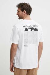 Michael Kors pamut póló fehér, férfi, nyomott mintás - fehér S - answear - 27 990 Ft