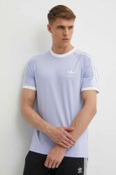 adidas Originals pamut póló lila, férfi, nyomott mintás, IS0614 - lila S