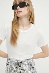 Bruuns Bazaar t-shirt KatkaBB ss T-shirt női, fehér, BBW1072N - fehér L