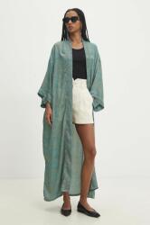 Answear Lab kimono zöld, mintás - zöld S/M