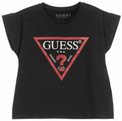 GUESS K T-Shirt Pentru copii Cropped Ss Tshirt_Core J81I15J1311 p9ba black and red block (J81I15J1311 p9ba black and red block)
