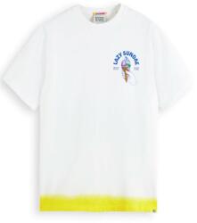 Scotch & Soda T-Shirt Front Back Artwork 175634 SC0006 white (175634 SC0006 white)