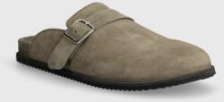 Garment Project papucs velúrból Blake Clog szürke, női, GPWF2538 - szürke Női 37