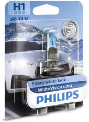 Philips Bec Far H1 55W 12V White Vision Philips Ultra (Blister) (12258WVUB1)